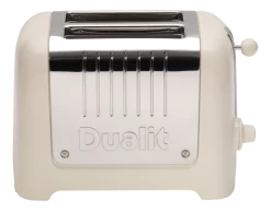 Broodrooster Dualit LITE Gloss 2-Slots Canvas Wit