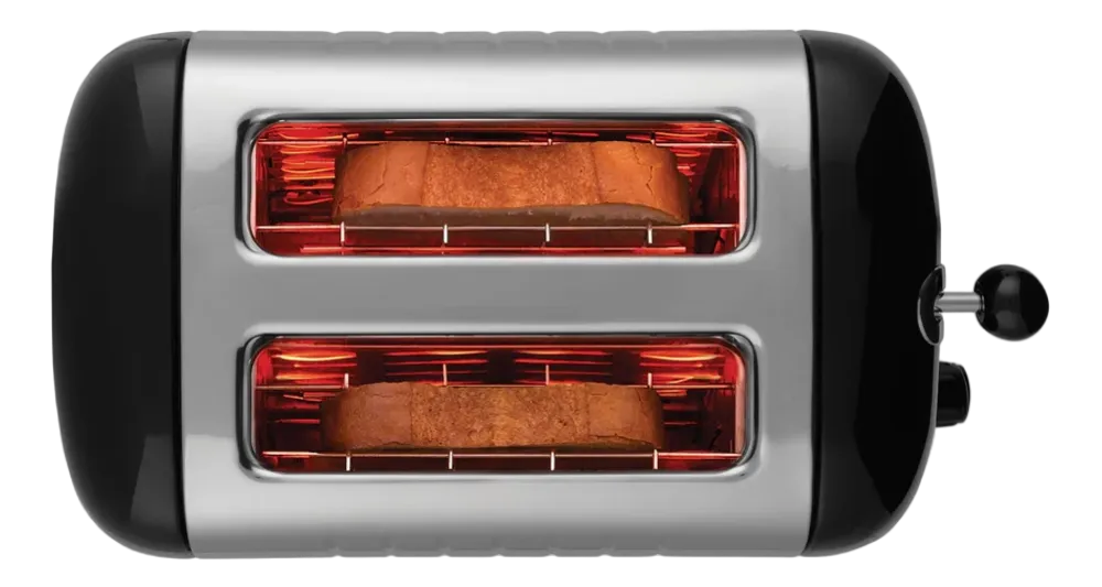 Dualit Broodrooster LITE Gloss 2-Slots Zwart Glans New