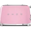 Smeg Broodrooster TSF03PKEU 4x4 50 Style Roze Online