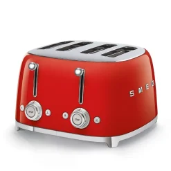 Smeg Broodrooster TSF03RDEU 4x4 50 Style Rood New