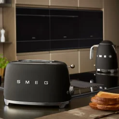 Broodrooster Smeg TSF01 2x2 50 Style Zwart Mat