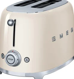Broodrooster Smeg TSF02 2x4 50 Style Crème
