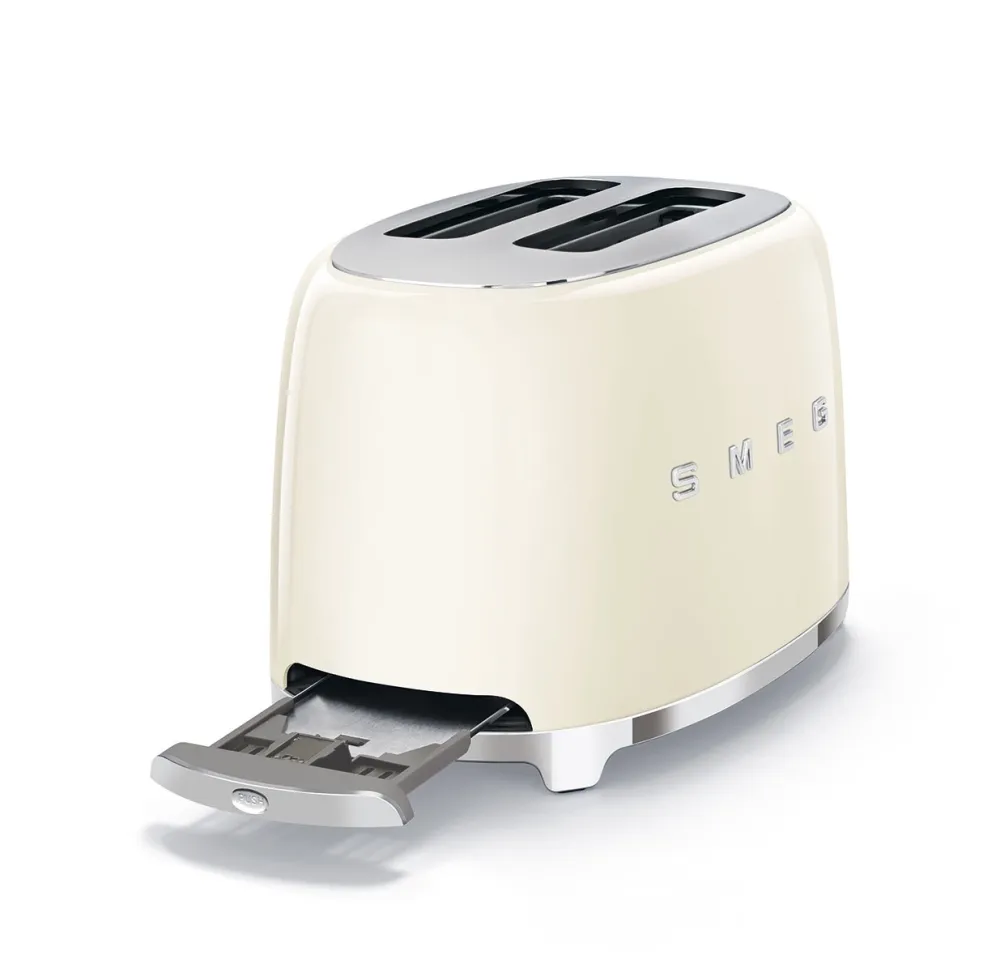 Smeg Broodrooster TSF01 2x2 50 Style Crème