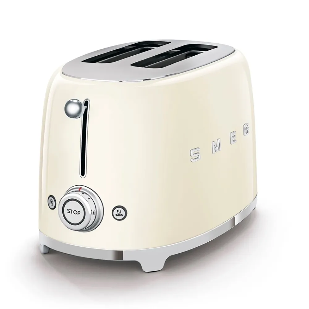 Smeg Broodrooster TSF01 2x2 50 Style Crème