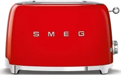 Smeg Broodrooster TSF01 2x2 50 Style Rood Clearance