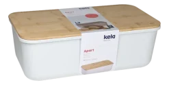 Broodtrommel Kela Apart Met Deksel als Snijplank Wit