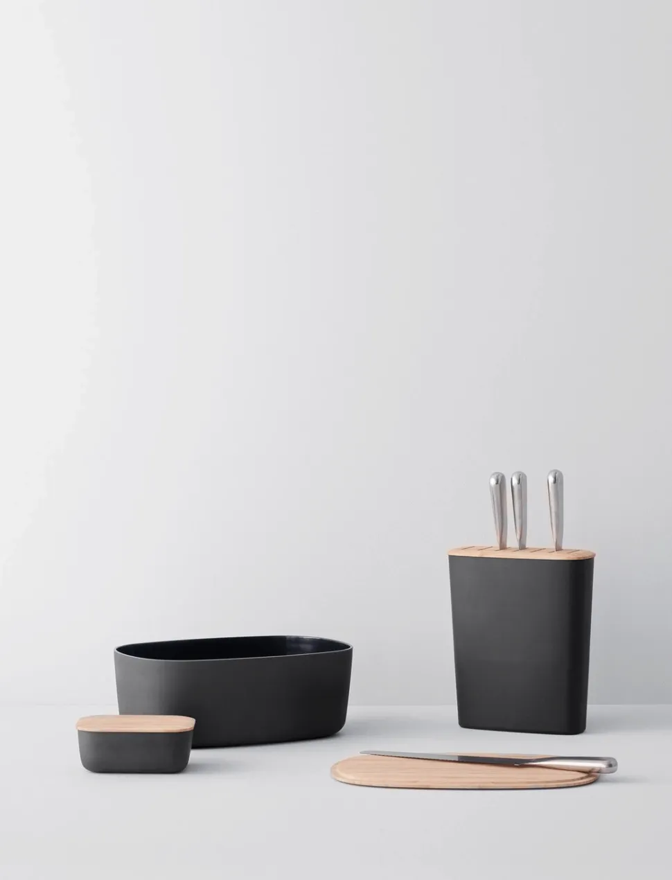 Broodtrommel Rig-Tig Box-It Black 34,5 cm