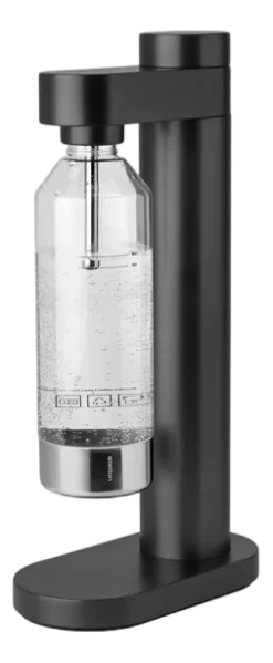 Bruiswatermachine Stelton Brus Carbonator Black Metallic