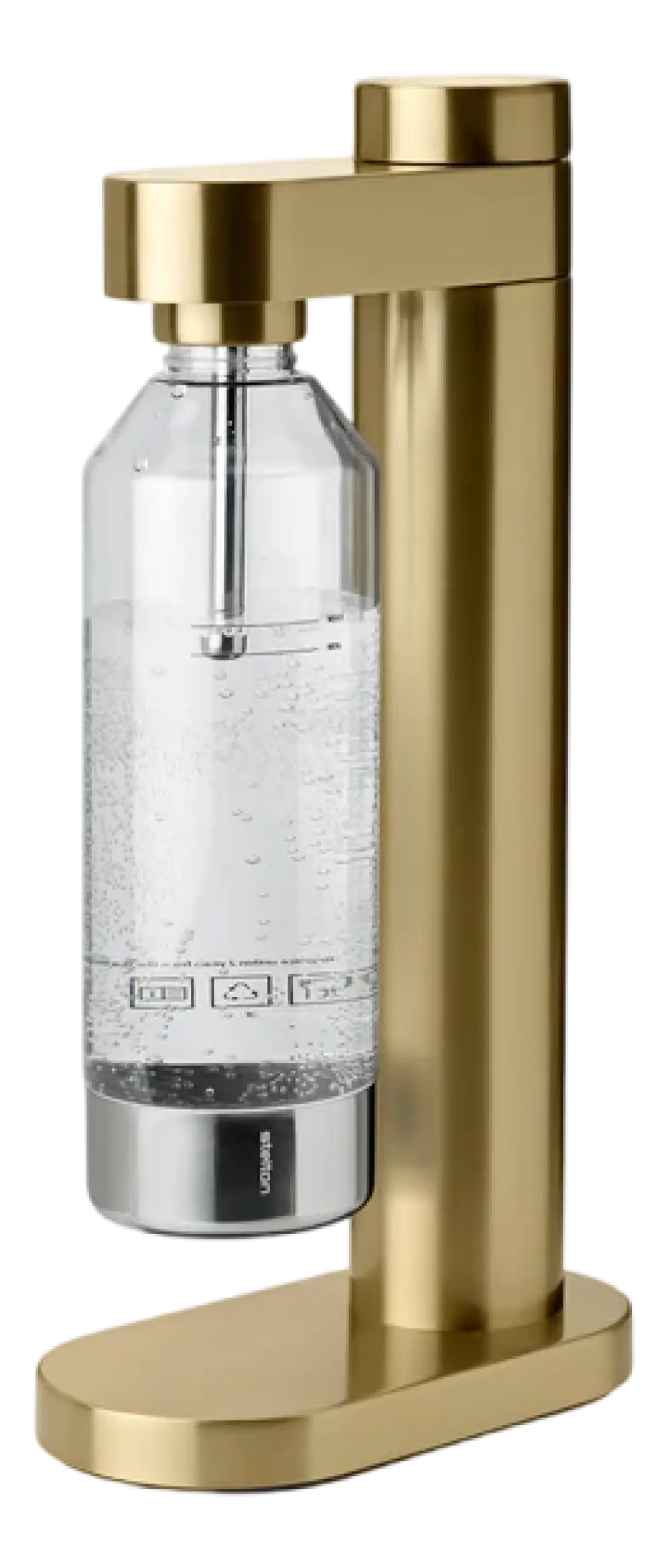 Stelton Bruiswatermachine Brus Carbonator Brushed Brass Hot