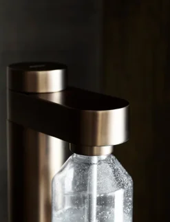 Stelton Bruiswatermachine Brus Carbonator Dark Brown Metallic Clearance