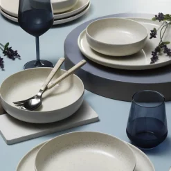 by fonQ Loods Serviesset 24-delig - Mat Crème