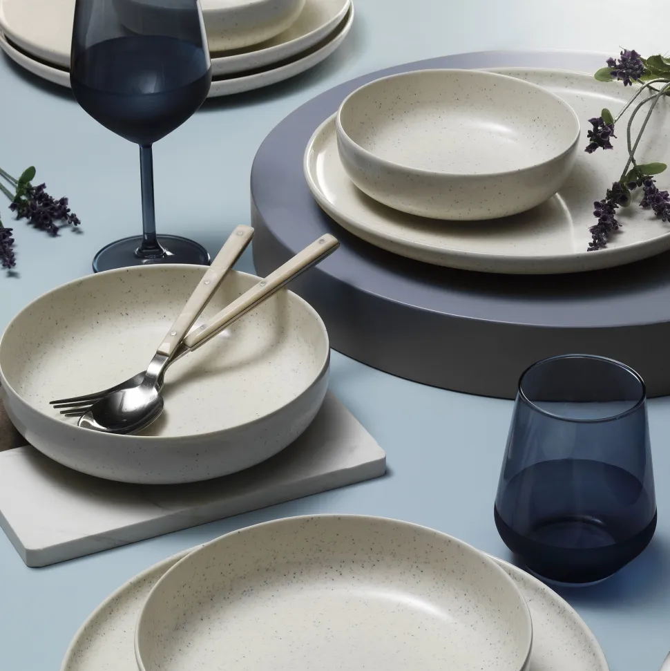 by fonQ Loods Serviesset 24-delig - Mat Crème