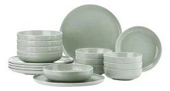 by fonQ Loods Serviesset 24-delig - Mat Mintgroen Sale