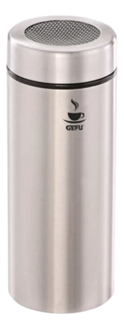 Cacao Strooier Gefu Met Mesh-Top Fina Zilver