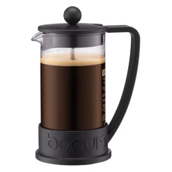 Bodum Cafetiere Brazil Zwart Gebogen Handvat 1.0L Hot