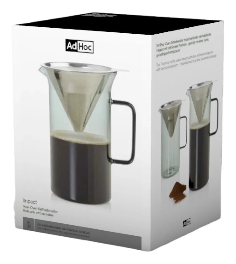 Cafetière AdHoc Pour Over Impact 600 ml