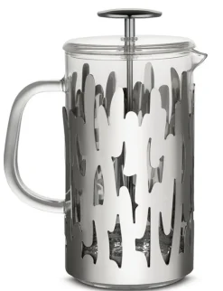 Cafetière Alessi Barkoffee Zilver