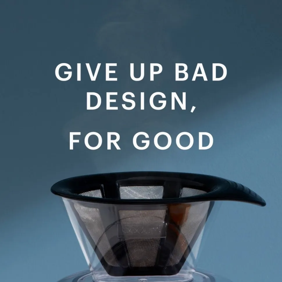 Cafetière Bodum Pour Over Black 1L