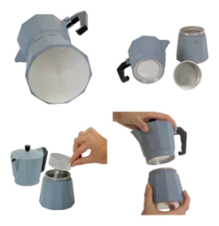 Cafetière Kela Italia Smoked Blue 300 ml