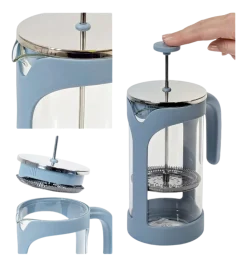 Kela Cafetière Verona Smoked Blue 1 L New
