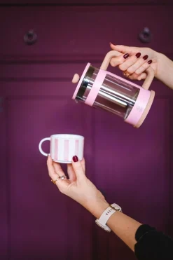Cafetière Leopold Vienna Franca Roze 600 ml