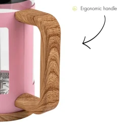 Cafetière Leopold Vienna Franca Roze 600 ml