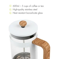 Leopold Vienna Cafetière Franca Wit 600 ml Outlet