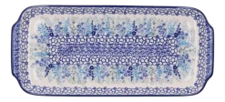 Cakeschaal Bunzlau Castle Delphinium Oblong