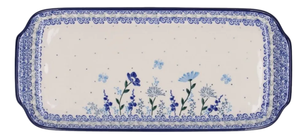 Bunzlau Castle Cakeschaal Flower Meadow Oblong Best
