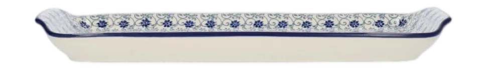 Cakeschaal Bunzlau Castle Oblong Flower Fountain (14,5 x 31,5 cm)