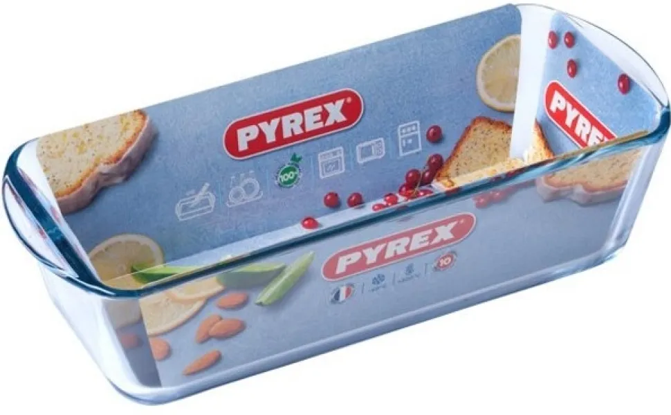 Cakevorm Pyrex Bake & Enjoy Transparant 28 x 11 x 8 cm