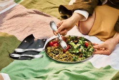 Campingbestek Black+Blum Spork Zilver (Set van 4)