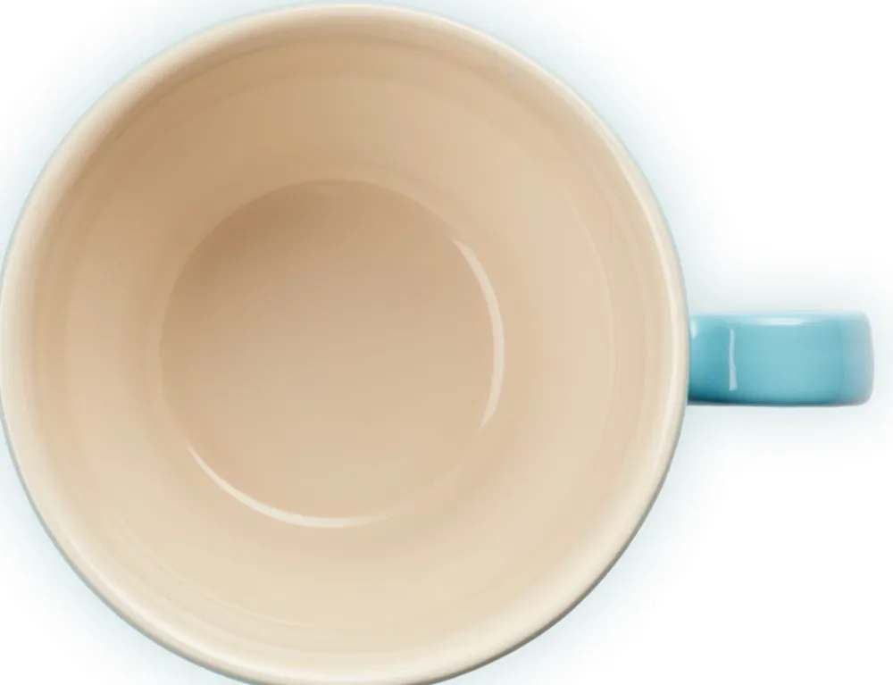 Le Creuset Cappuccino Mok Caribbean Blue 400ml Hot