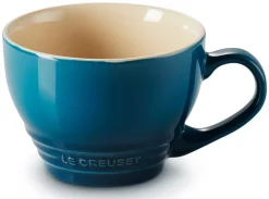 Le Creuset Cappuccino Mok Deep Teal 400ml New
