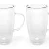 Bredemeijer Cappucinoglas Dubbelwandig Transparant 400 ml (set van 2) Outlet