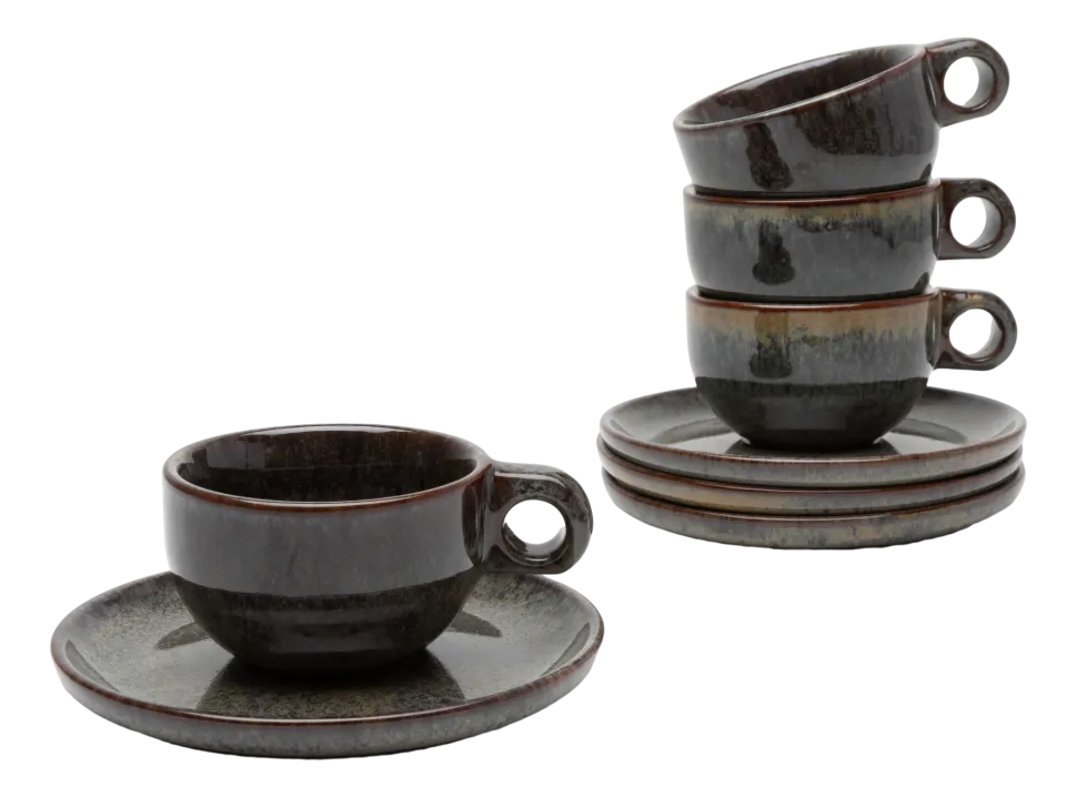 Cappucinokop Serax Surface Tableware By Sergio Herman Indi Grey 230 ml