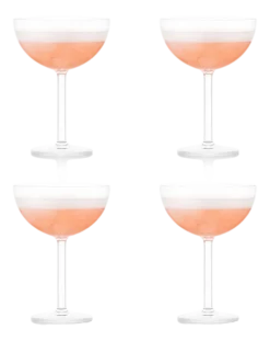 Bodum Champagneglas Oktett Kunststof Transparant 280 ml (Set van 4) Online