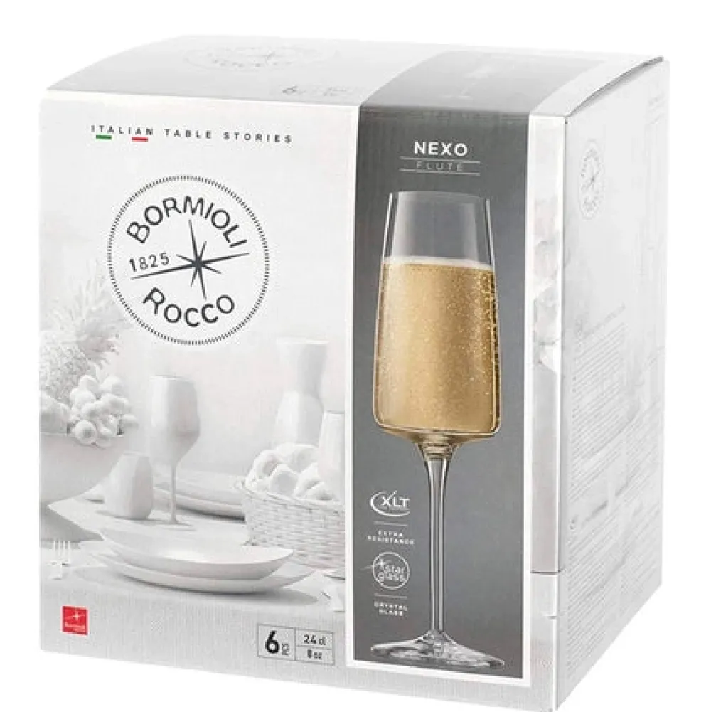 Bormioli Rocco Champagneglas Planeo 24 cl (Set van 4)