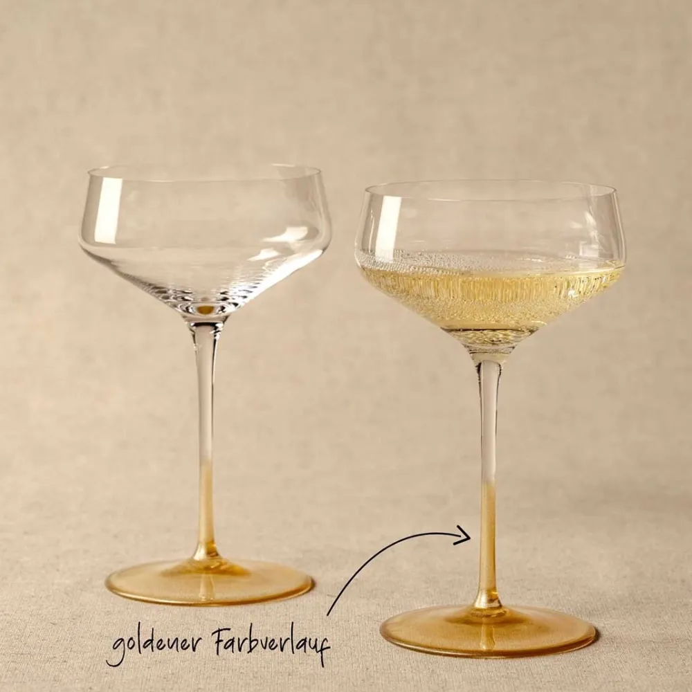 Leonardo Champagneglas Puccini Gold 350ml (Set van 2) Discount