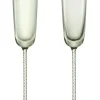 Champagneglas L.S.A. Champagne Groen 120 ml (2-Delig)