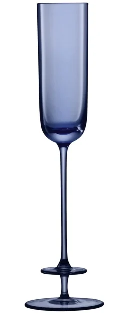 Champagneglas L.S.A. Champagne Blauw 130 ml (2-Delig)