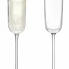 Champagneglas L.S.A. Champagne Transparant 130 ml (2-Delig)