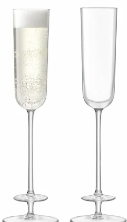 Champagneglas L.S.A. Champagne Transparant 130 ml (2-Delig)