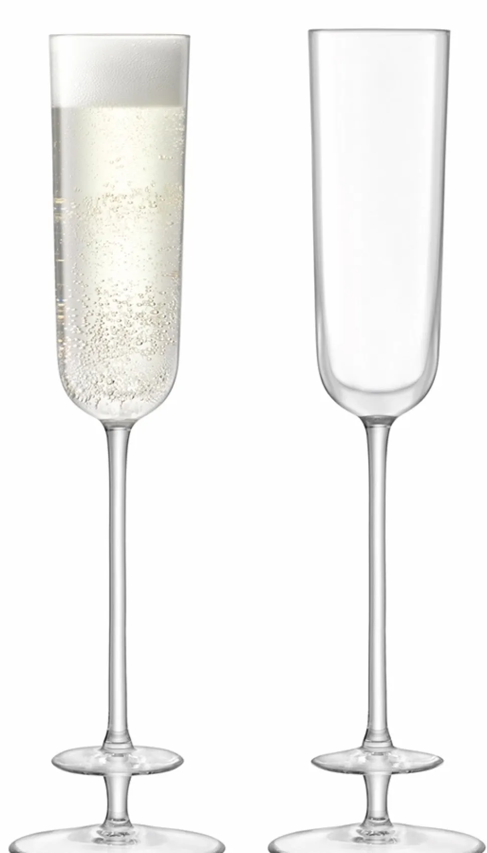 Champagneglas L.S.A. Champagne Transparant 130 ml (2-Delig)