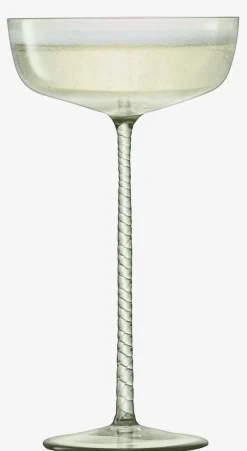 L.S.A. Champagneglas Champagne Groen 190 ml (2-Delig) Clearance