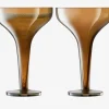 Champagneglas L.S.A. Epoque Glas Oranje 150 ml (2-Delig)
