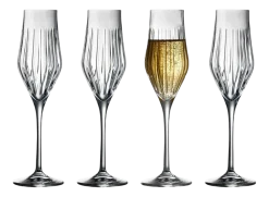 Lyngby Champagneglas Ane Clear 230 ml (Set van 4) Outlet