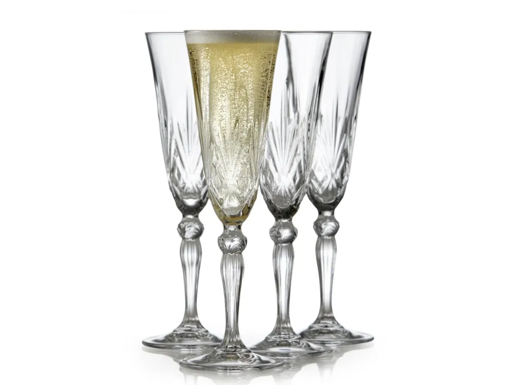 Lyngby Champagneglas Champagne Melodia 16cl (4-delig)