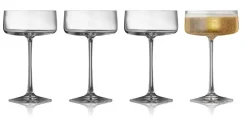 Champagneglas Lyngby Glas Krystal Zero Clear 260 ml (4-delig)