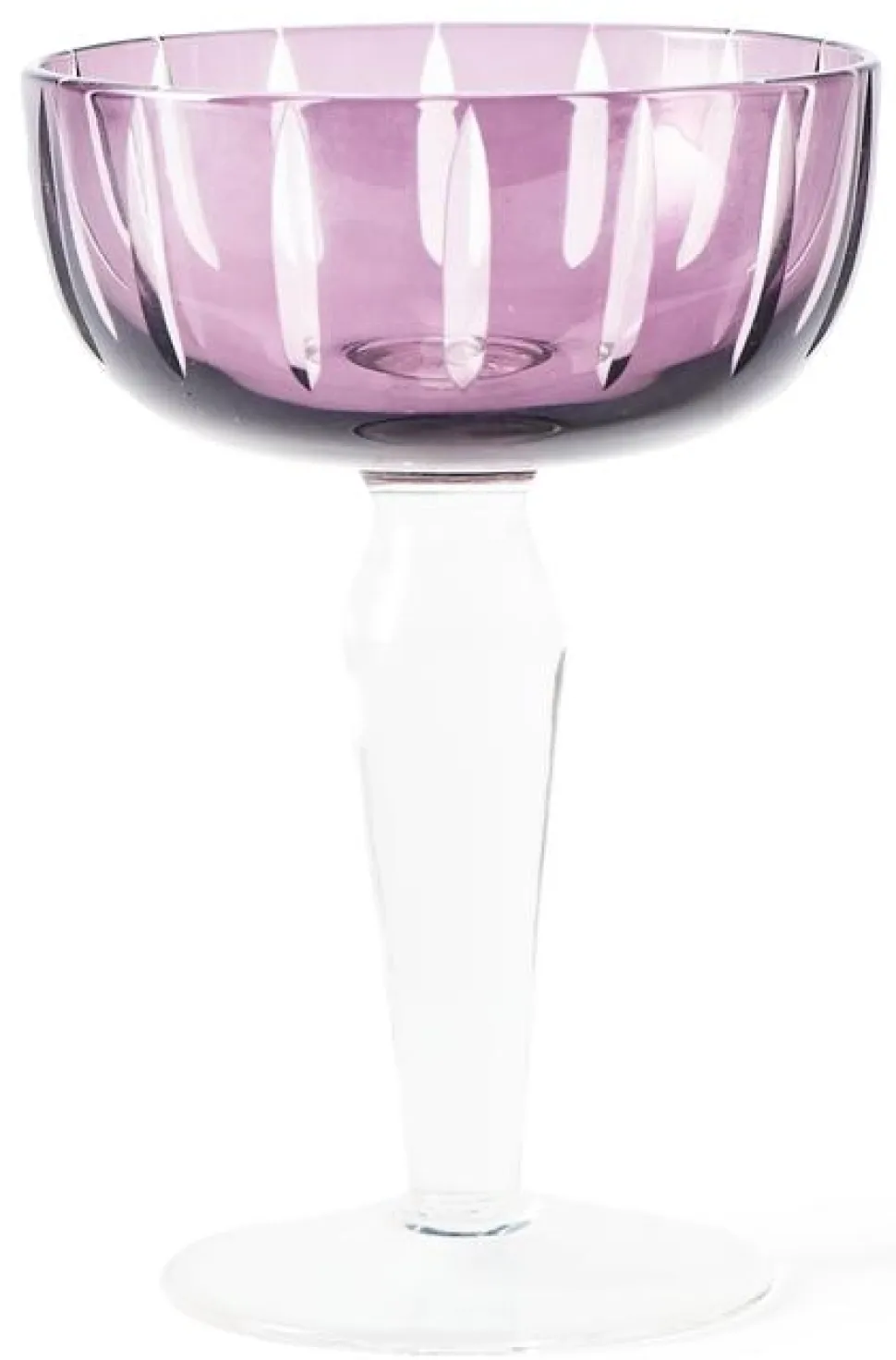 Champagneglas POLSPOTTEN Coupe Cuttings Multicolour (Set van 6)
